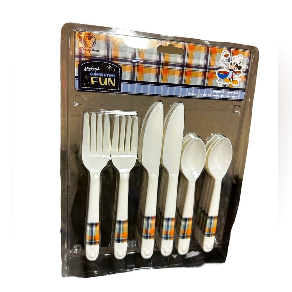 Disney 30pc Mickey’s Summer/Picnic Cutlery Set